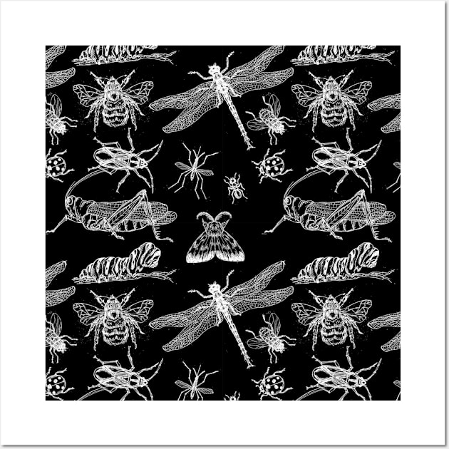 Bugs Life Insect Pattern Wall Art by Kelleh Co. 